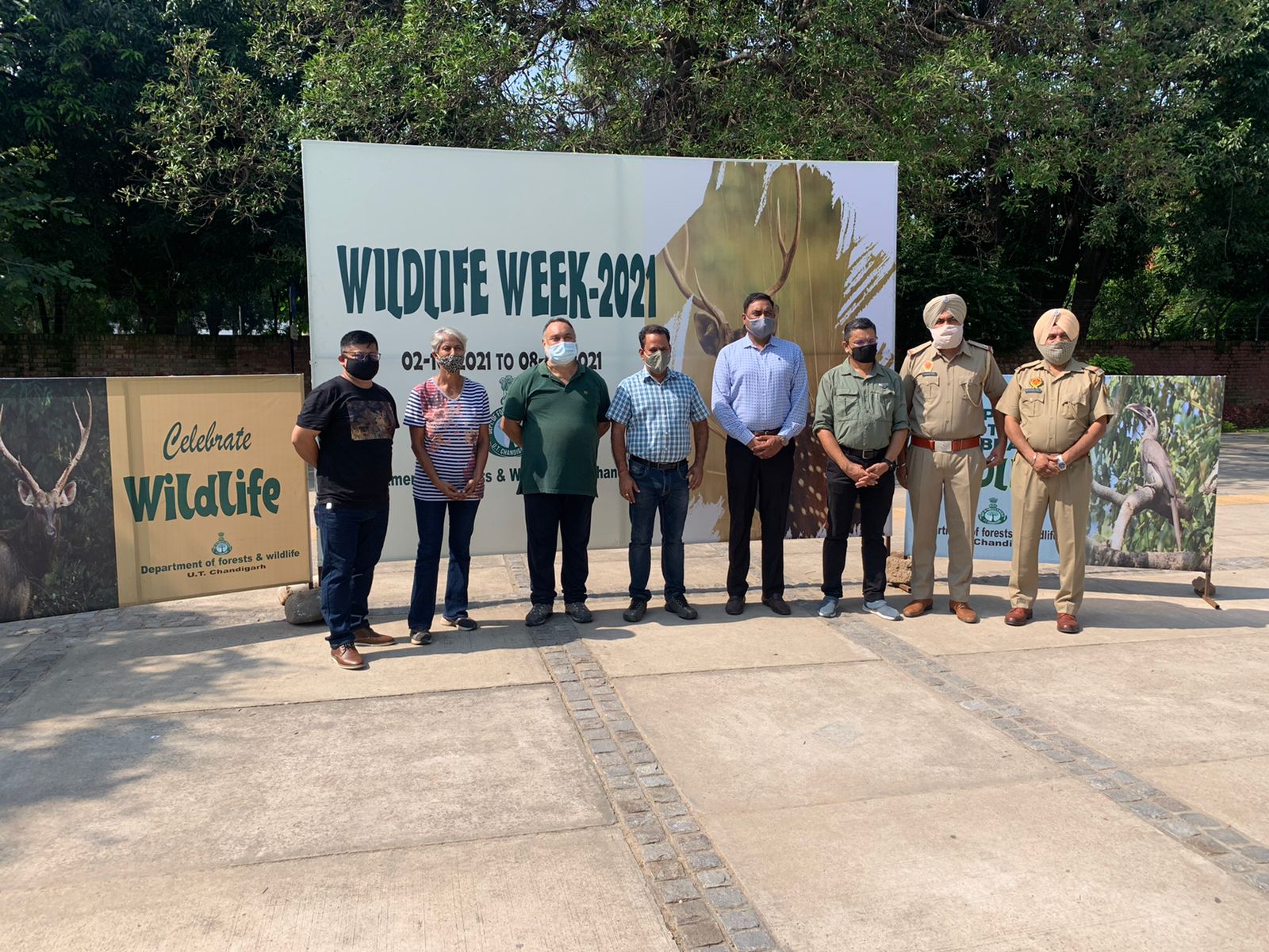 CBC Members at Sukhna Lake for Wildlife Week